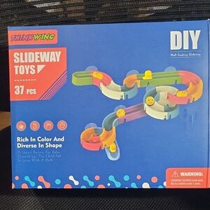 Think Wing Slideway Toys - Colorful DIY Set 37 Pcs. NIB